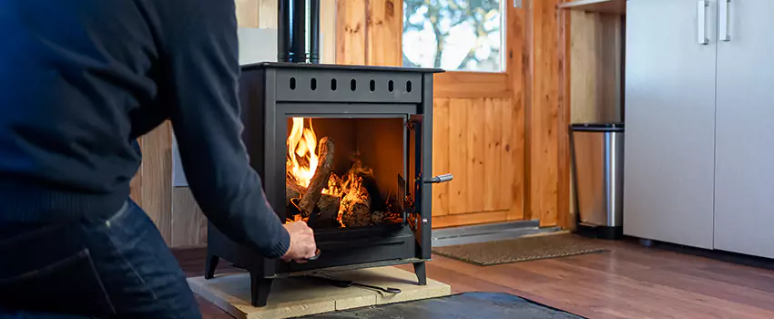 Open Hearth Wood Fireplace Installation in New Castle, PA