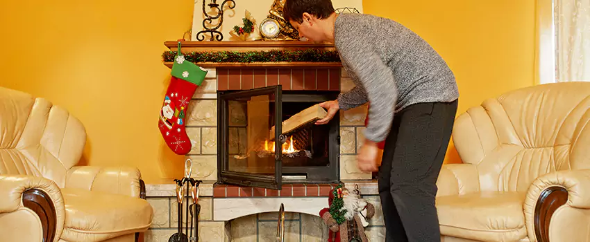 Rusted Metal Fireplace Restoration in New Castle, Pennsylvania
