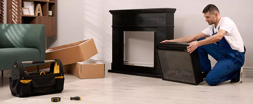 Old Rusted Metal Fireplace Repair And Replacement in New Castle, PA